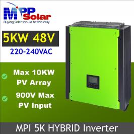 Invertor hibrid unda pura 5000W cu regulator MPPT 100A MPPSOLAR