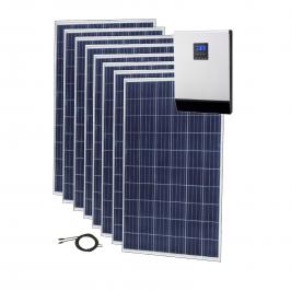 Sistem fotovoltaic ECO 2kWp cu invertor hibrid