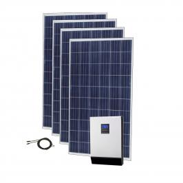Sistem fotovoltaic ECO 1kWp cu invertor hibrid
