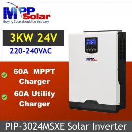 Invertor hibrid unda pura 3000W cu regulator MPPT 60A MPPSOLAR