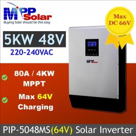 Invertor hibrid unda pura 5000W cu regulator MPPT 80A MPPSOLAR