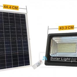 Proiector LED solar cu telecomanda 300W