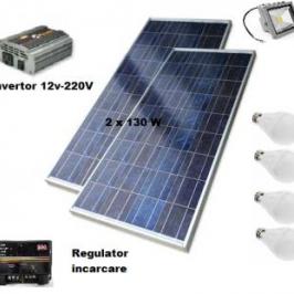 Sistem fotovoltaic ECO 280Wp cu invertor