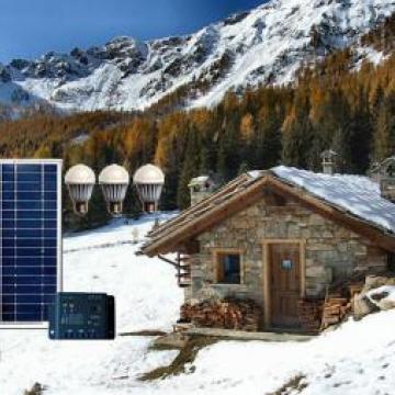 Sistem fotovoltaic ECO 140Wp cu invertor