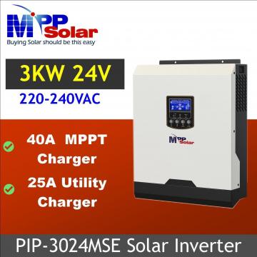 Invertor hibrid unda pura 3000W cu regulator MPPT 40A MPPSOLAR